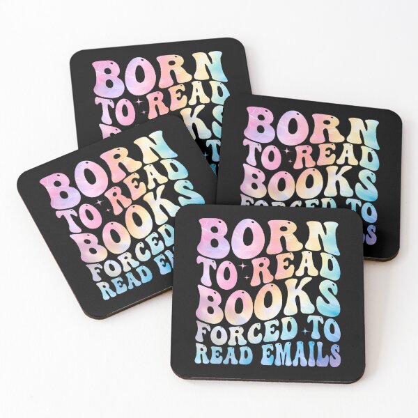 Item preview, Born To Read Books Forced To Read Emails designed and sold by pfanodlnazb.