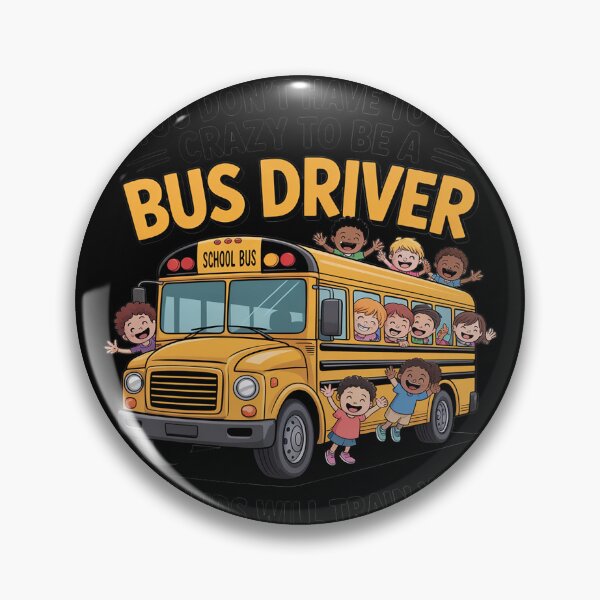 Item preview, Crazy School Bus Driver School Bus Driving designed and sold by duolastgend.