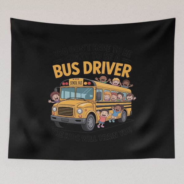 Item preview, Crazy School Bus Driver School Bus Driving designed and sold by duolastgend.