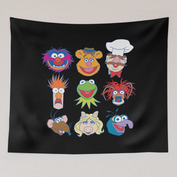 Item preview, The Muppets Classic Characters Group Shot Logo designed and sold by roofvirgeli.