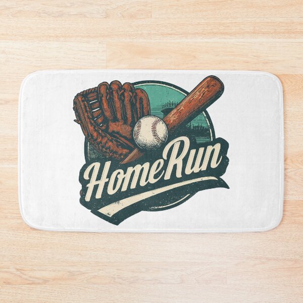 Item preview, Home Run Baseball – Vintage Sports Art for Baseball Fans designed and sold by DConcept.