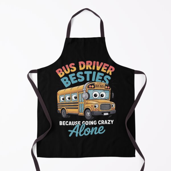 Item preview, Bus Driver Bestie Because Going Crazy Gifts designed and sold by duolastgend.