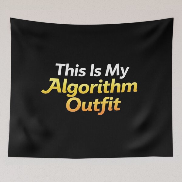 Item preview, This Is My Algorithm Outfit – Funny Social Media Quote Shirt designed and sold by AddictiveDesign.