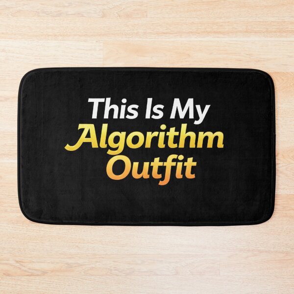Item preview, This Is My Algorithm Outfit – Funny Social Media Quote Shirt designed and sold by AddictiveDesign.