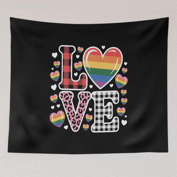 Item preview, Love is Love Rainbow LGBT designed and sold by KonopikaaArt.
