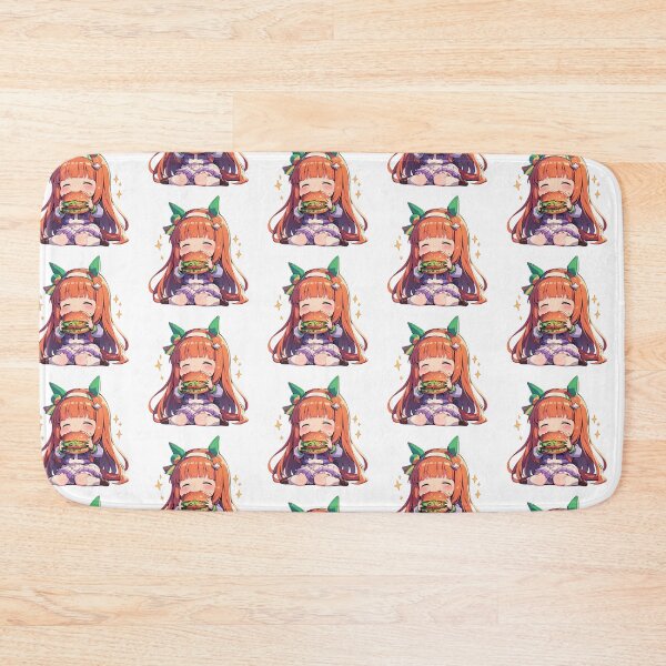 Item preview, Silence Suzuka Uma Musume Pretty Derby Anime Girl Chibi Kawaii Burger Starry Joy designed and sold by mildaclairmo.