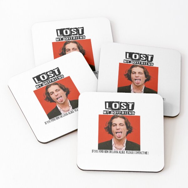 Item preview, Damiano David Lost Boyfriend Funny Meme - Missing Poster Art designed and sold by AidanToma.