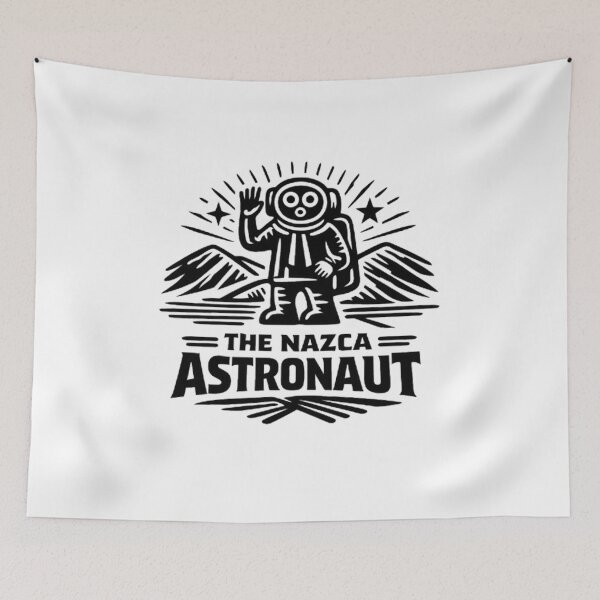 Item preview, THE NAZCA ASTRONAUT designed and sold by likbatonboot.