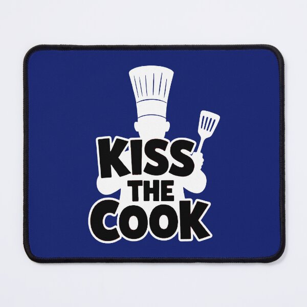 Item preview, Kiss The Cook. Funny Cooking Quote. Gift For Dad designed and sold by DesignHouse07.