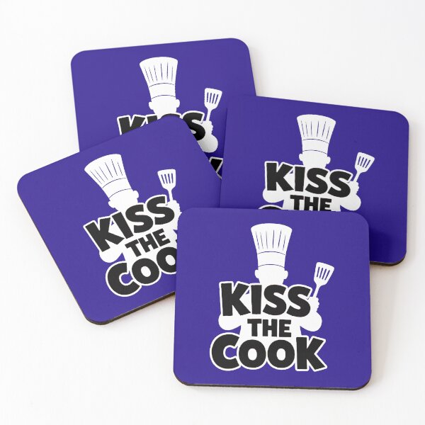 Item preview, Kiss The Cook. Funny Cooking Quote. Gift For Dad designed and sold by DesignHouse07.