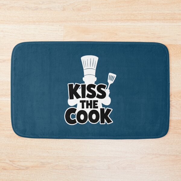 Item preview, Kiss The Cook. Funny Cooking Quote. Gift For Dad designed and sold by DesignHouse07.