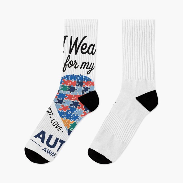 Item preview, I Wear Blue For My Brother Autism Awareness Sister Boys Kids designed and sold by KonopikaaArt.