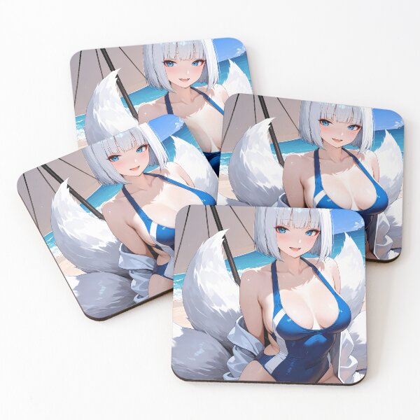 Item preview, Azur Lane Anime Azure Fox Kaga Serene Elegance Beneath Seaside Umbrella designed and sold by mildaclairmo.