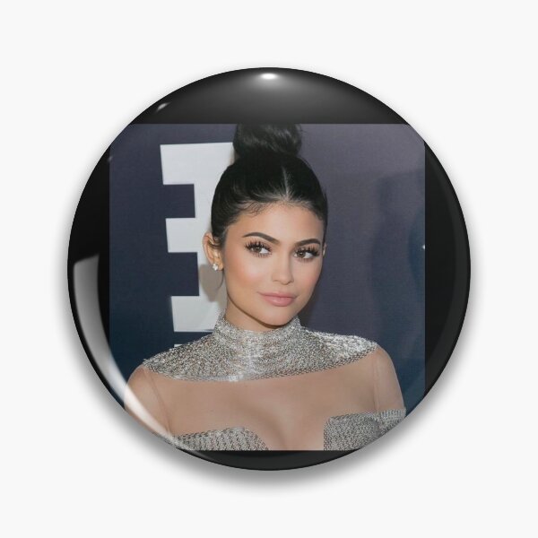 Item preview, Kylie Jenner Sparkling Silver Metallic Fashion Portrait designed and sold by AidanToma.