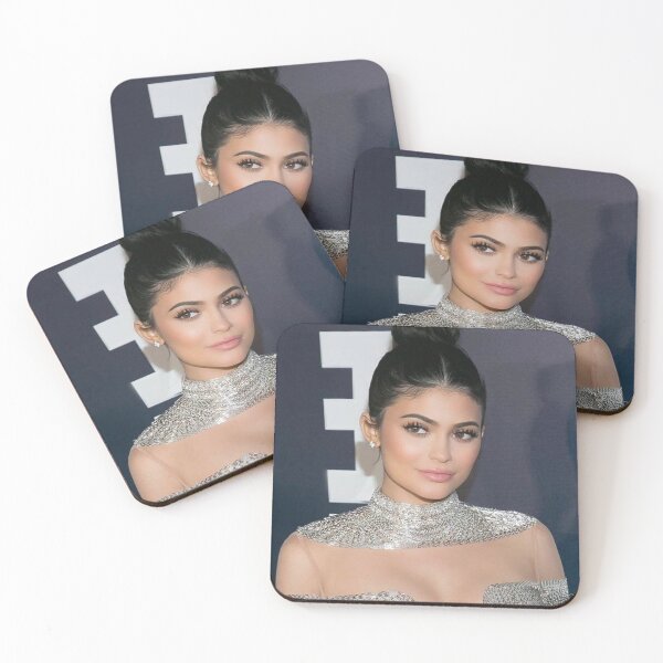 Item preview, Kylie Jenner Sparkling Silver Metallic Fashion Portrait designed and sold by AidanToma.