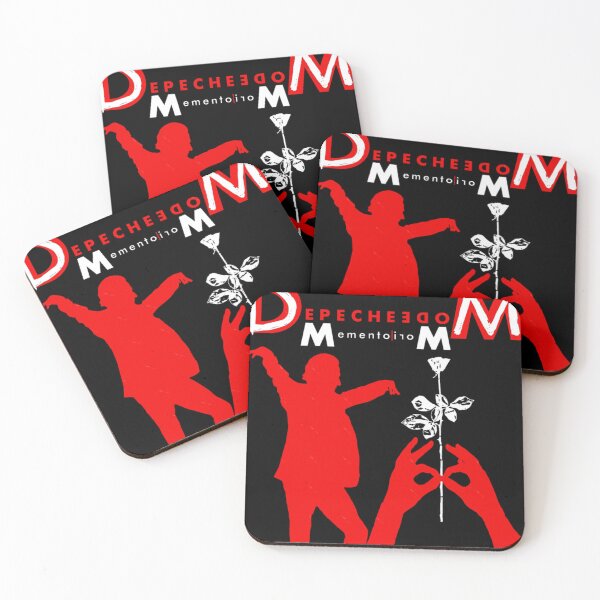 Item preview, Depeche Mode Memento Mori Red Silhouette & Hands - Abstract Synth Pop Art designed and sold by AidanToma.