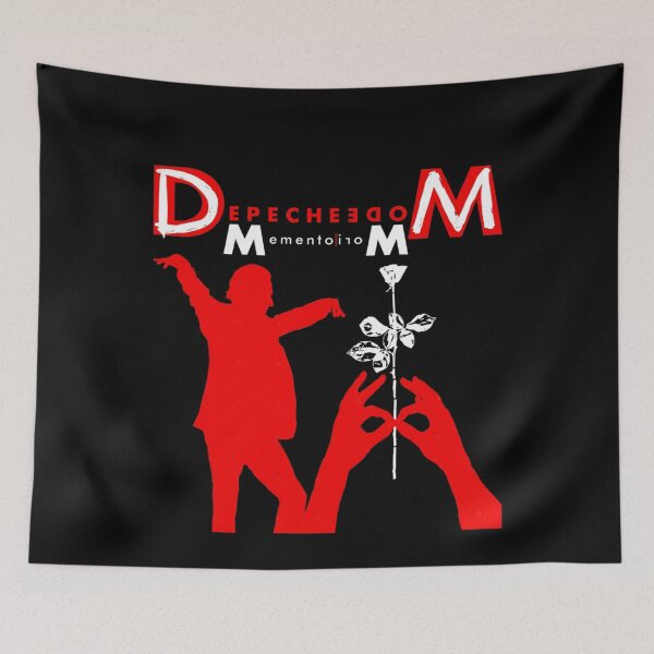 Item preview, Depeche Mode Memento Mori Red Silhouette & Hands - Abstract Synth Pop Art designed and sold by AidanToma.