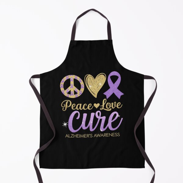 Item preview, Peace Love Cure Alzheimer's Awareness designed and sold by KonopikaaArt.