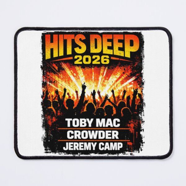 Item preview, Hits Deep 2026 Concert Tour Fan Art - TobyMac Crowder Jeremy Camp designed and sold by Mainuld1923.