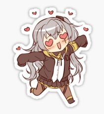 Chibi UMP45 from Girl's Frontline Sticker