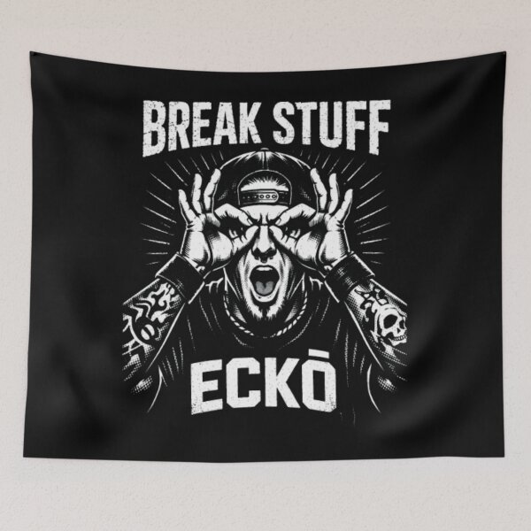 Item preview, Break Stuff Nu-Metal Legend Retro Grunge Graphic Tee designed and sold by Mainuld1923.
