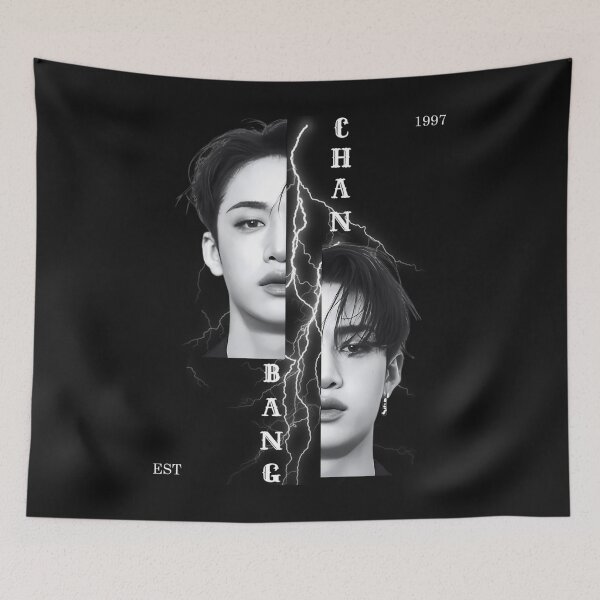 Item preview, Vintage Bang Chan Stray Kids Face designed and sold by AhliyWidener.