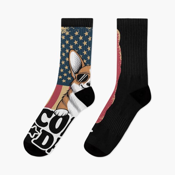 Item preview, USA Flag Corgi Dad Fathers Day designed and sold by KonopikaaArt.