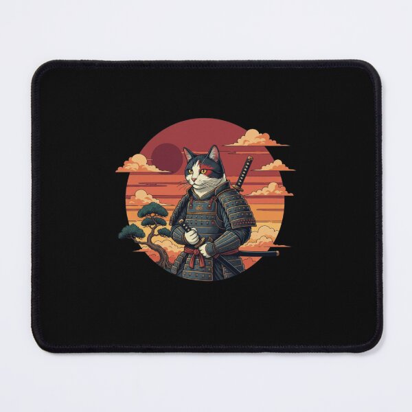 Item preview, Samurai Cat For Cat Lovers designed and sold by Bouufarte.