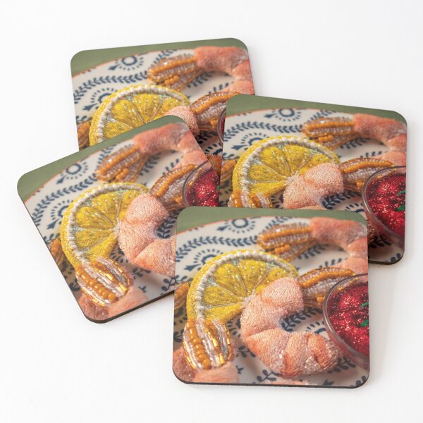 Item preview, Stylized Shrimp Art designed and sold by Wieckmananddoc.