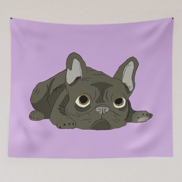 Item preview, Sleeping French Bulldog designed and sold by Mountain-Point.