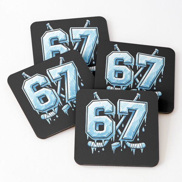 Item preview, 6 7 Ice Hockey Meme – Dripping Numbers Sports Graphic designed and sold by 519xdesign.