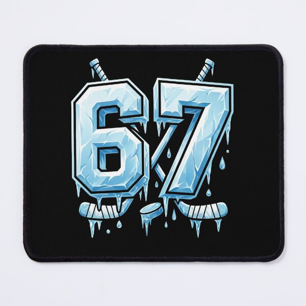 Item preview, 6 7 Ice Hockey Meme – Dripping Numbers Sports Graphic designed and sold by 519xdesign.