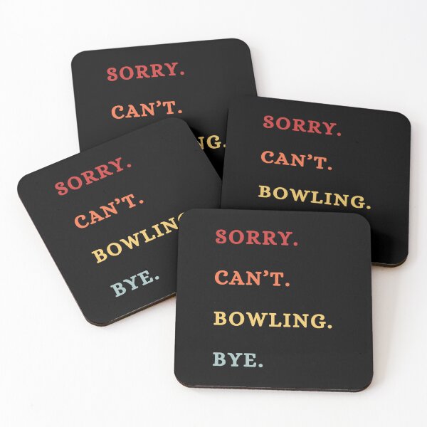 Item preview, Sorry Can't Bowling Bye - Funny Bowling Lovers - Retro Funny Excuse Saying  designed and sold by Wiss2Arts.