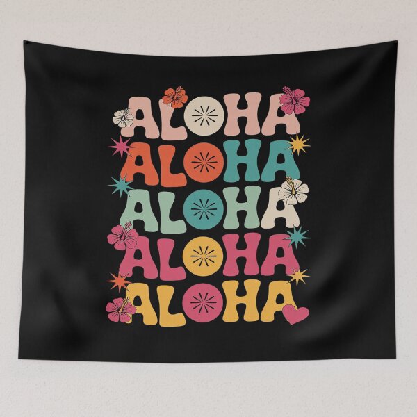 Item preview, Aloha Women Hawaii Family Vacation Trip Girls Summer Groovy designed and sold by Rrettgison.