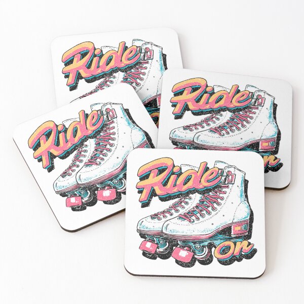Item preview, Ride On – Retro Roller Skates Design designed and sold by DConcept.