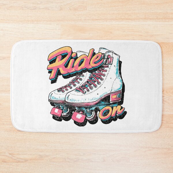 Item preview, Ride On – Retro Roller Skates Design designed and sold by DConcept.