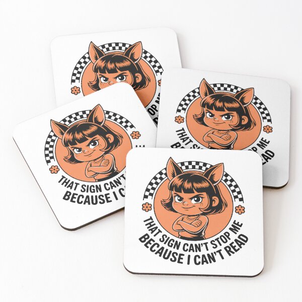 Item preview, This Sign Cant Stop me Because I Cant Read designed and sold by graphic-genie.