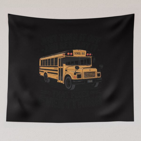 Item preview, Turn It Off And Restart School Bus Driver Appreciation designed and sold by teltvitossuilea.