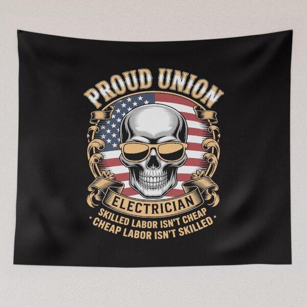 Item preview, Union Electrician - Proud Union Worker designed and sold by teltvitossuilea.