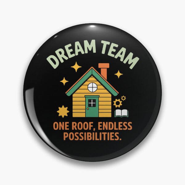 Artikelvorschau, Dream Team – Ein Dach, unendliche Möglichkeiten – Drucken entworfen und verkauft von Slwankol.