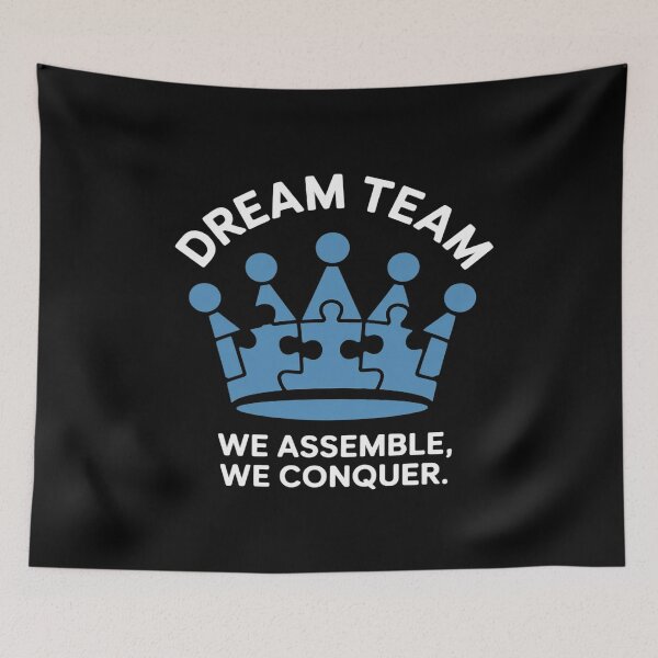 Item preview, Dream Team Puzzle Crown We Assemble We Conquer designed and sold by Slwankol.