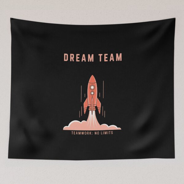 Item preview, Dream Team Space Rocket No Limits Graphic designed and sold by Slwankol.