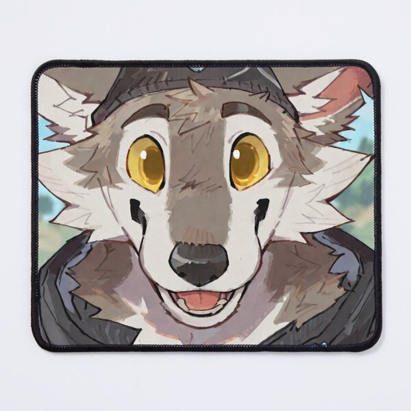 Item preview, Happy Wendell Wolf Fortnite Fan Art Portrait designed and sold by Finmm.