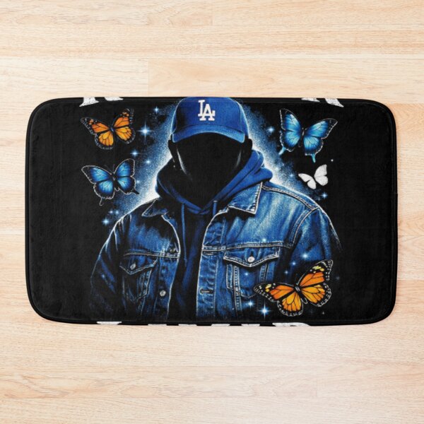 Item preview, Kendrick Lamar Vintage 90s Bootleg Rap Tee - Blue Denim & Butterflies designed and sold by Mainuld1923.