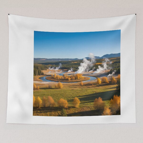 Artikelvorschau, Herbstlandschaft im Yellowstone-Nationalpark entworfen und verkauft von KristenosNehk.
