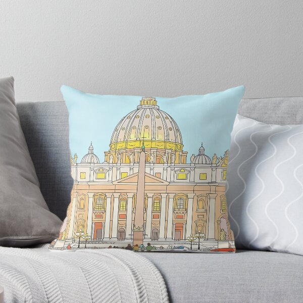 Item preview, Vatican City Travel Poster — Vintage Rome Landmark Art designed and sold by ManikRaja.