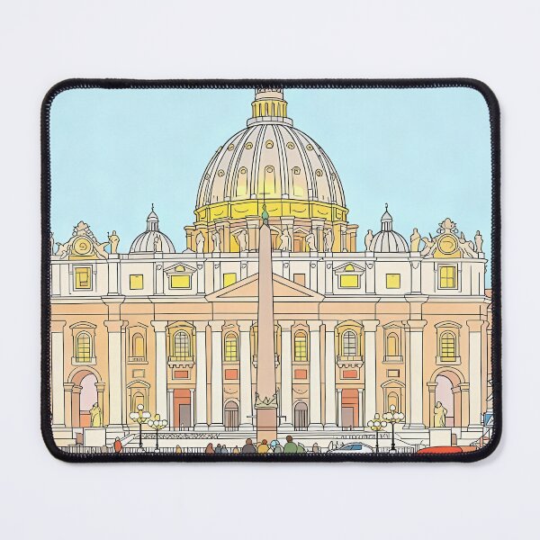 Item preview, Vatican City Travel Poster — Vintage Rome Landmark Art designed and sold by ManikRaja.