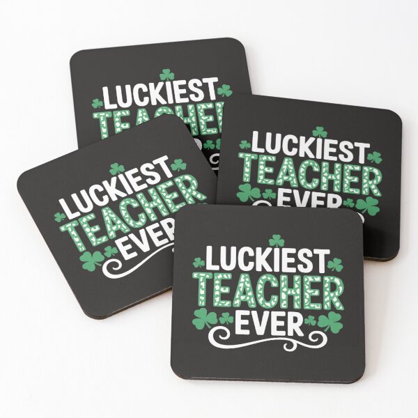 Item preview, Leopard Luckiest Teacher Ever Shamrock St Patricks Day designed and sold by MaryTaylor3.