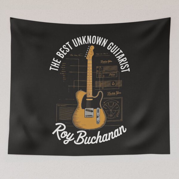 Item preview, Roy Buchanan Vintage Guitar aesthetic Legend Art designed and sold by Nordic Echo.