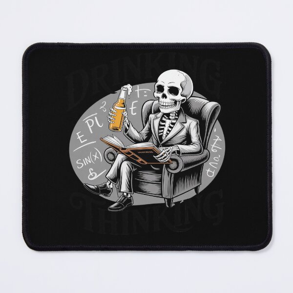 Item preview, Drinking Thinking Mathematics with Bottle Halloween Humor designed and sold by genkihikki.